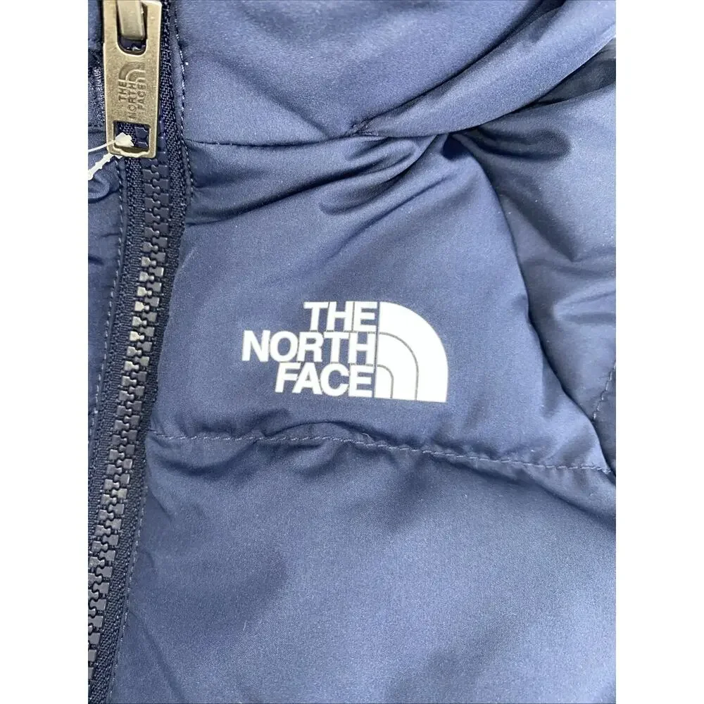 The North Face Baby North Down Fleece Summit Navy Puffer Jacket 3-6M NWT